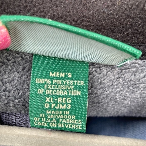 LL Bean Full Zip Fleece Jacket Gray Men’s XL - Picture 8 of 9